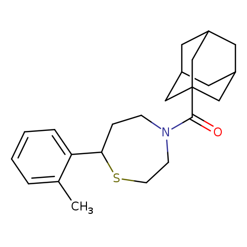 4-(adamantane-1-carbonyl)-7-(2-methylphenyl)-1,4-thiazepane