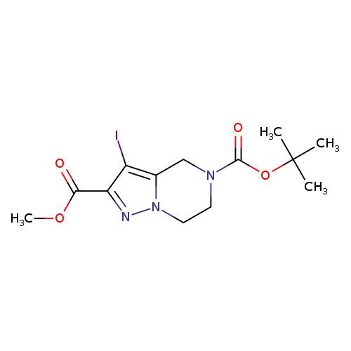 5-tert-butyl 2-methyl 3-iodo-4H,5H,6H,7H-pyrazolo[1,5-a]pyrazine-2,5-dicarboxylate