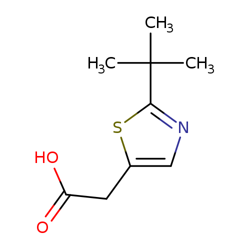2-(2-tert-butyl-1,3-thiazol-5-yl)aceticacid