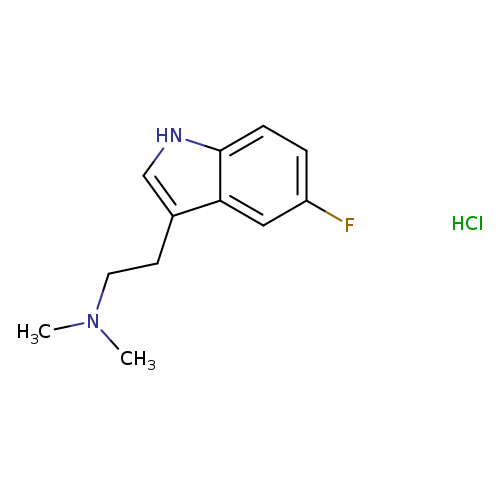 [2-(5-fluoro-1H-indol-3-yl)ethyl]dimethylamine hydrochloride