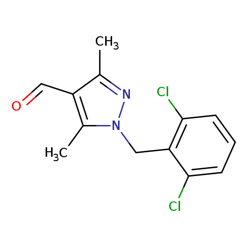 1-[(2,6-dichlorophenyl)methyl]-3,5-dimethyl-1H-pyrazole-4-carbaldehyde