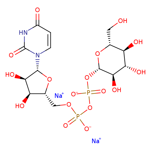 uridine5'-(trihydrogenpyrophosphate),mono-β-D-glucopyranosylester,disodiumsalt