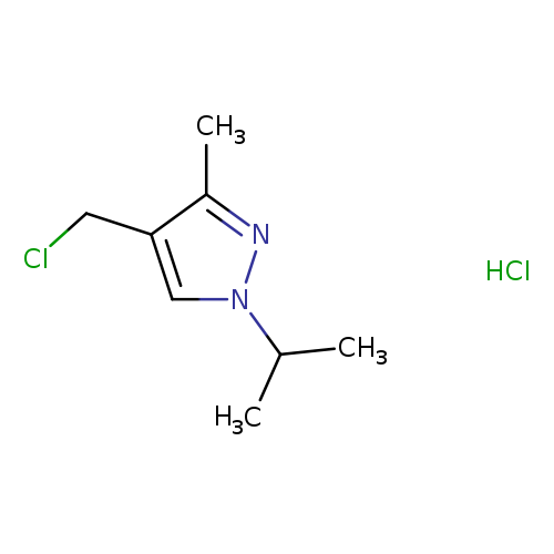4-(chloromethyl)-3-methyl-1-(propan-2-yl)-1H-pyrazole hydrochloride