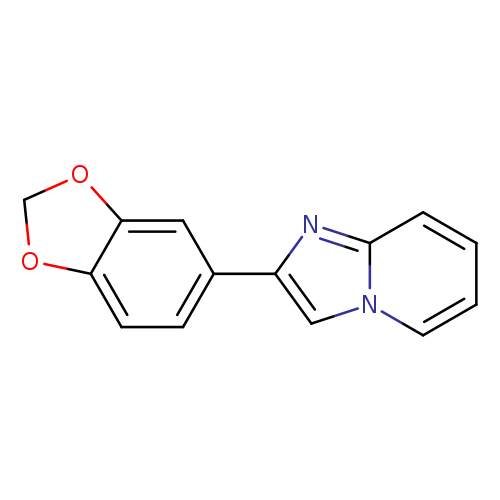 2-BENZO[1,3]DIOXOL-5-YL-IMIDAZO[1,2-A]PYRIDINE