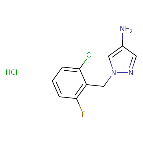 1-[(2-chloro-6-fluorophenyl)methyl]-1H-pyrazol-4-amine hydrochloride