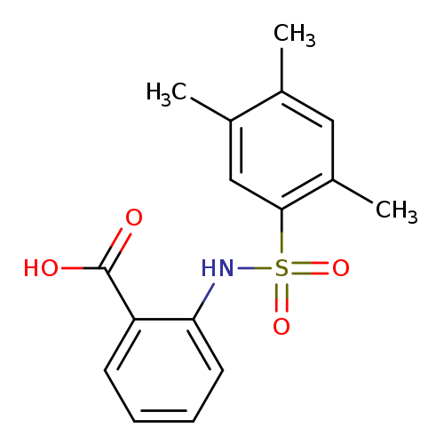 2-(2,4,5-trimethylbenzenesulfonamido)benzoic acid
