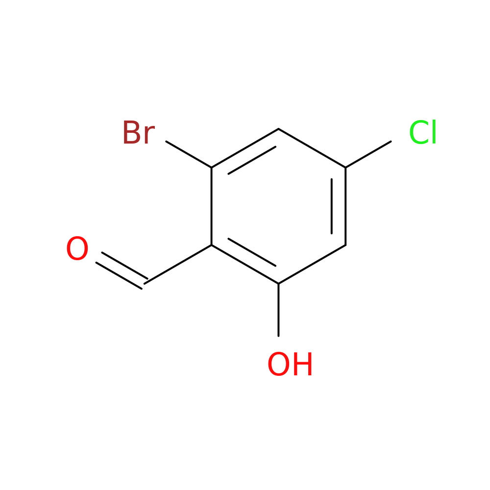 2-bromo-4-chloro-6-hydroxybenzaldehyde