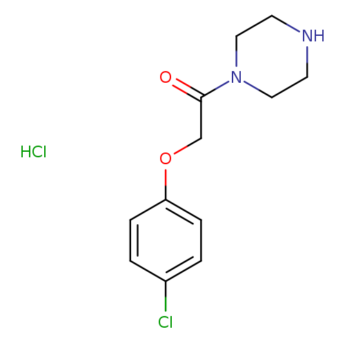 2-(4-chlorophenoxy)-1-(piperazin-1-yl)ethan-1-one hydrochloride