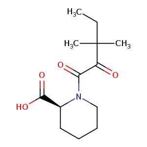 2-Piperidinecarboxylic acid, 1-(3,3-dimethyl-1,2-dioxopentyl)-, (2S)-