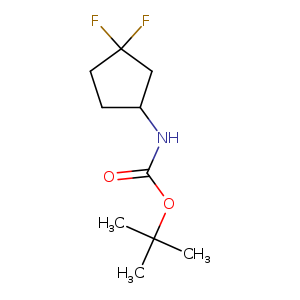 Carbamic acid, N-(3,3-difluorocyclopentyl)-, 1,1-dimethylethyl ester