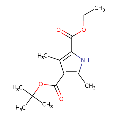 3,5-Dimethyl-1h-pyrrole-2,4-dicarboxylic acid 4-tert-butyl ester 2-ethyl ester