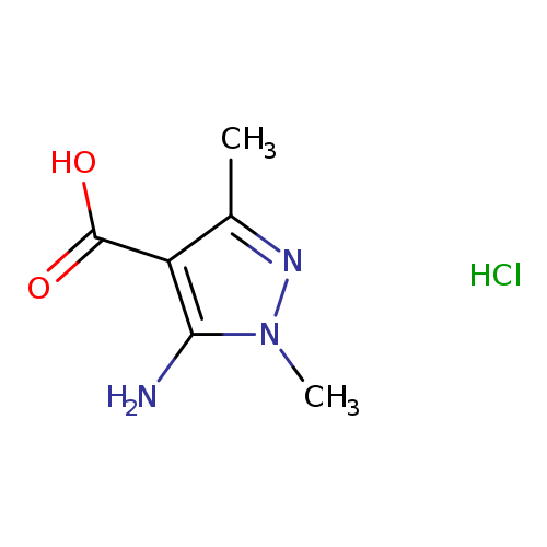 5-amino-1,3-dimethyl-1H-pyrazole-4-carboxylicacidhydrochloride