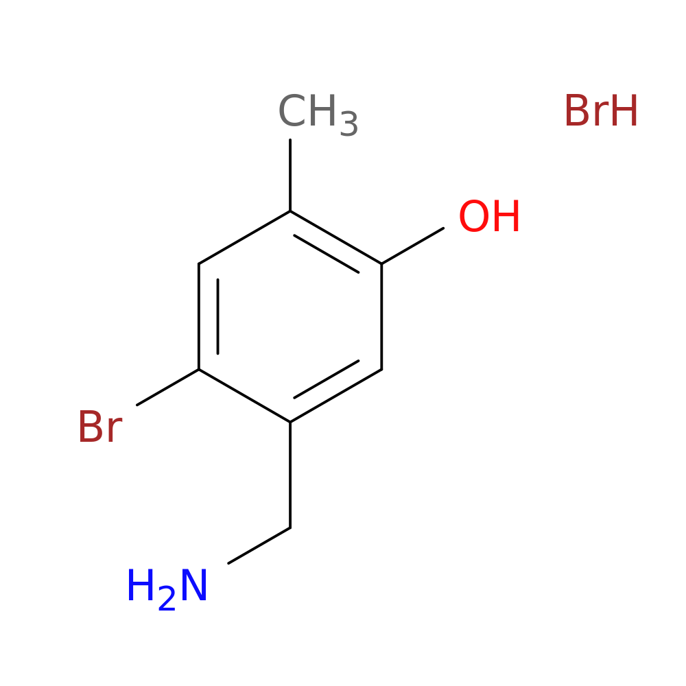 5-(aminomethyl)-4-bromo-2-methylphenol hydrobromide