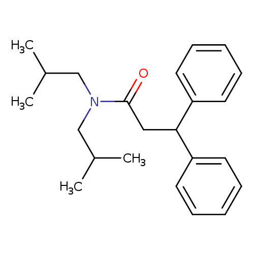 N,N-diisobutyl-3,3-diphenylpropanamide