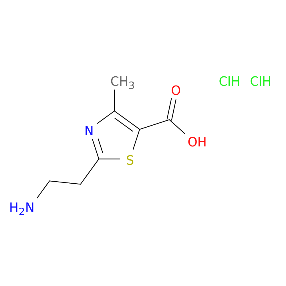 2-(2-aminoethyl)-4-methyl-1,3-thiazole-5-carboxylic acid dihydrochloride