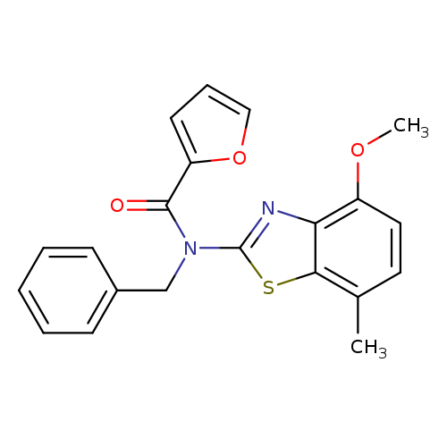 N-benzyl-N-(4-methoxy-7-methyl-1,3-benzothiazol-2-yl)furan-2-carboxamide
