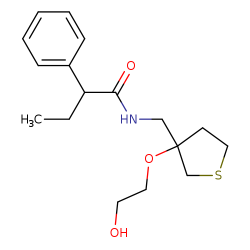 N-{[3-(2-hydroxyethoxy)thiolan-3-yl]methyl}-2-phenylbutanamide