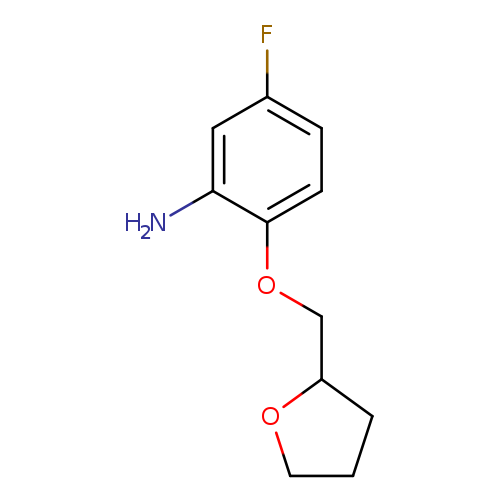 5-Fluoro-2-((tetrahydrofuran-2-yl)methoxy)aniline