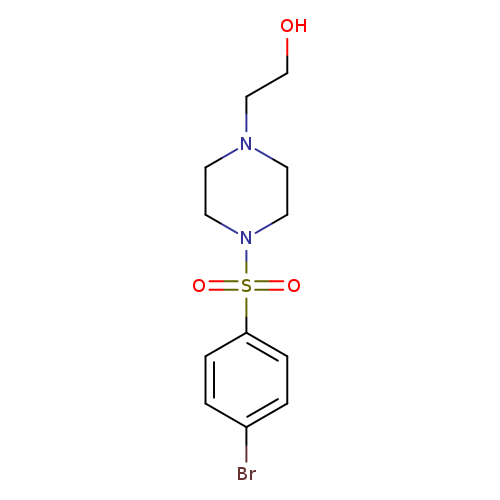 2-(4-((4-bromophenyl)sulfonyl)piperazin-1-yl)ethanol
