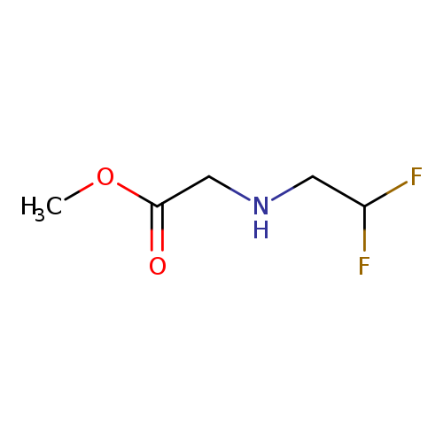 methyl 2-[(2,2-difluoroethyl)amino]acetate