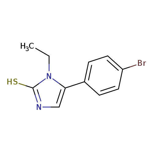 5-(4-bromophenyl)-1-ethyl-1H-imidazole-2-thiol