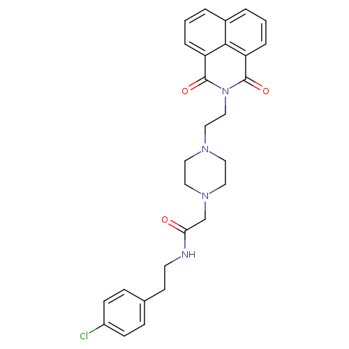 N-[2-(4-chlorophenyl)ethyl]-2-[4-(2-{2,4-dioxo-3-azatricyclo[7.3.1.0^{5,13}]trideca-1(13),5,7,9,11-pentaen-3-yl}ethyl)piperazin-1-yl]acetamide