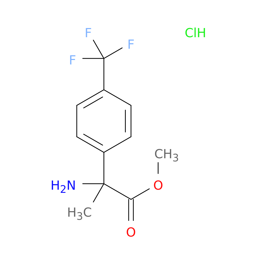 methyl 2-amino-2-[4-(trifluoromethyl)phenyl]propanoate hydrochloride