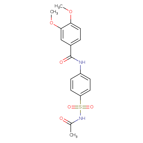 N-{4-[(acetylamino)sulfonyl]phenyl}-3,4-dimethoxybenzamide