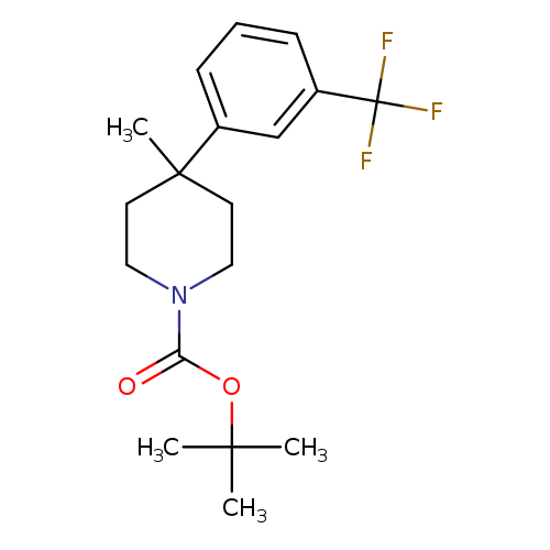tert-butyl4-methyl-4-[3-(trifluoromethyl)phenyl]piperidine-1-carboxylate