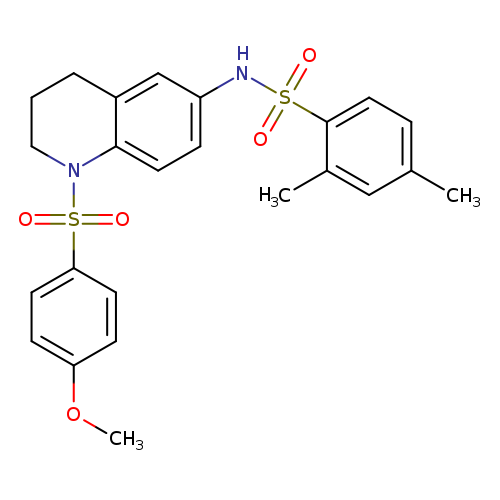 N-[1-(4-methoxybenzenesulfonyl)-1,2,3,4-tetrahydroquinolin-6-yl]-2,4-dimethylbenzene-1-sulfonamide