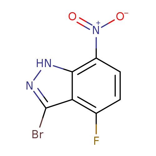 3-Bromo-4-fluoro-7-nitro-1H-indazole