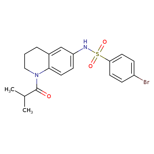 4-bromo-N-[1-(2-methylpropanoyl)-1,2,3,4-tetrahydroquinolin-6-yl]benzene-1-sulfonamide