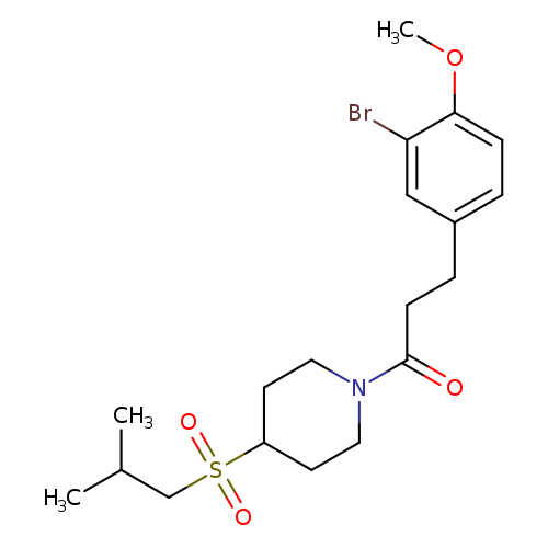 3-(3-bromo-4-methoxyphenyl)-1-[4-(2-methylpropanesulfonyl)piperidin-1-yl]propan-1-one
