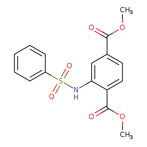 Dimethyl 2-(phenylsulfonamido)terephthalate