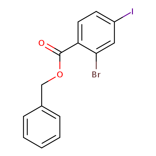 2-Bromo-4-iodo-benzoic acid benzyl ester