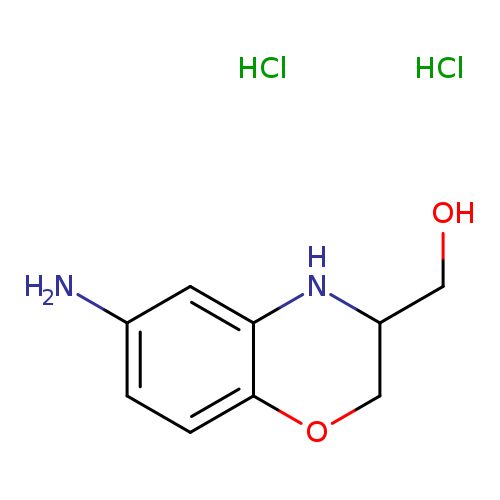 6-amino-3,4-dihydro-2H-1,4-benzoxazine-3-methanol,dihydrochloride