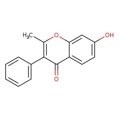 4H-1-Benzopyran-4-one, 7-hydroxy-2-methyl-3-phenyl-