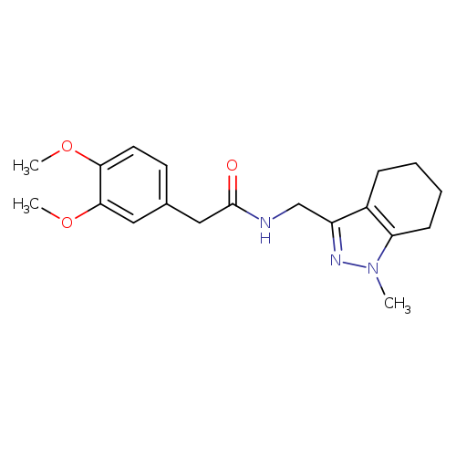 2-(3,4-dimethoxyphenyl)-N-[(1-methyl-4,5,6,7-tetrahydro-1H-indazol-3-yl)methyl]acetamide