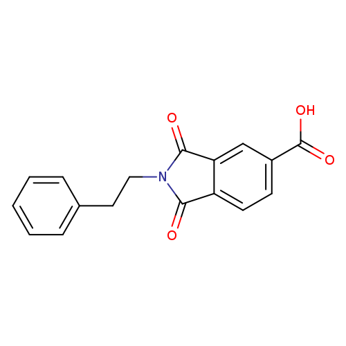1,3-Dioxo-2-phenethyl-2,3-dihydro-1h-isoindole-5-carboxylic acid