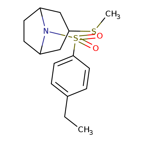 8-(4-ethylbenzenesulfonyl)-3-(methylsulfanyl)-8-azabicyclo[3.2.1]octane