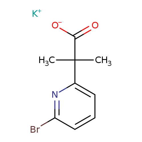 potassium 2-(6-bromopyridin-2-yl)-2-methylpropanoate