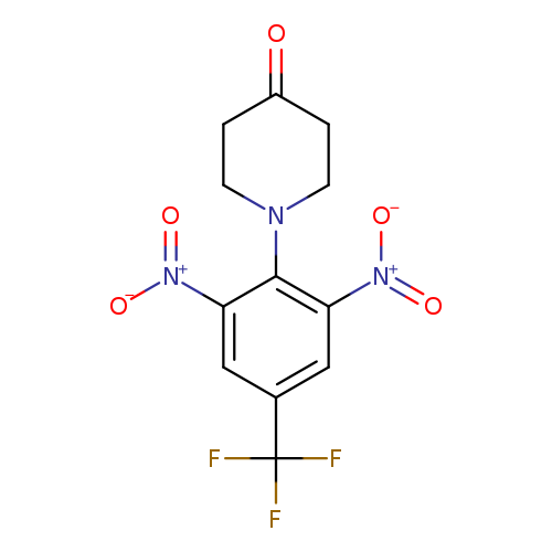 1-[2,6-dinitro-4-(trifluoromethyl)phenyl]piperidin-4-one