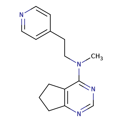 N-methyl-N-[2-(pyridin-4-yl)ethyl]-5H,6H,7H-cyclopenta[d]pyrimidin-4-amine