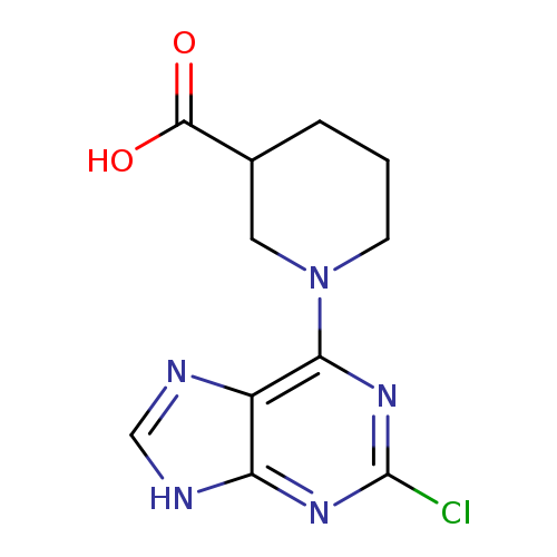 1-(2-chloro-9H-purin-6-yl)piperidine-3-carboxylic acid