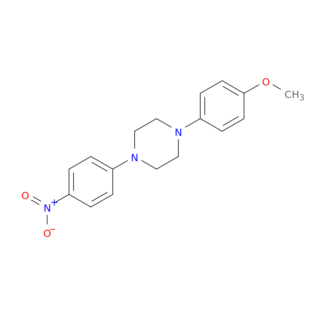 1-(4-Methoxyphenyl)-4-(4-nitrophenyl)piperazine