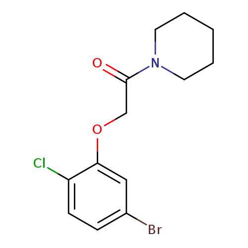 2-(5-Bromo-2-chlorophenoxy)-1-(piperidin-1-yl)ethanone