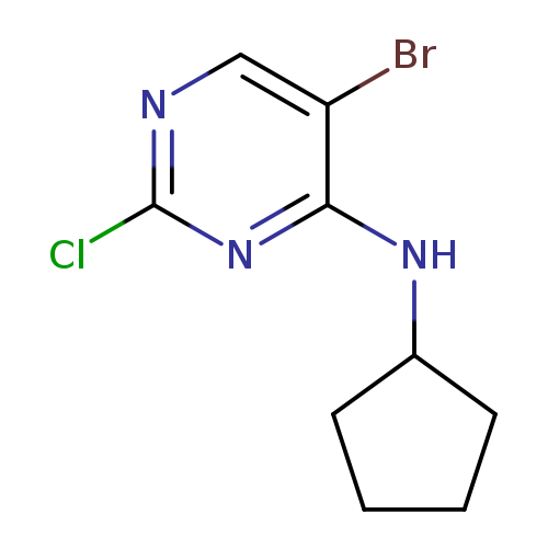 5-broMo-2-chloro-N-cyclopentylpyriMidin-4-aMine