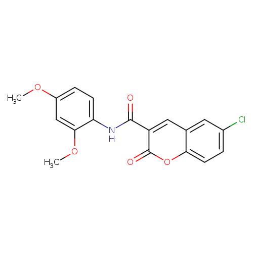 6-chloro-N-(2,4-dimethoxyphenyl)-2-oxo-2H-chromene-3-carboxamide