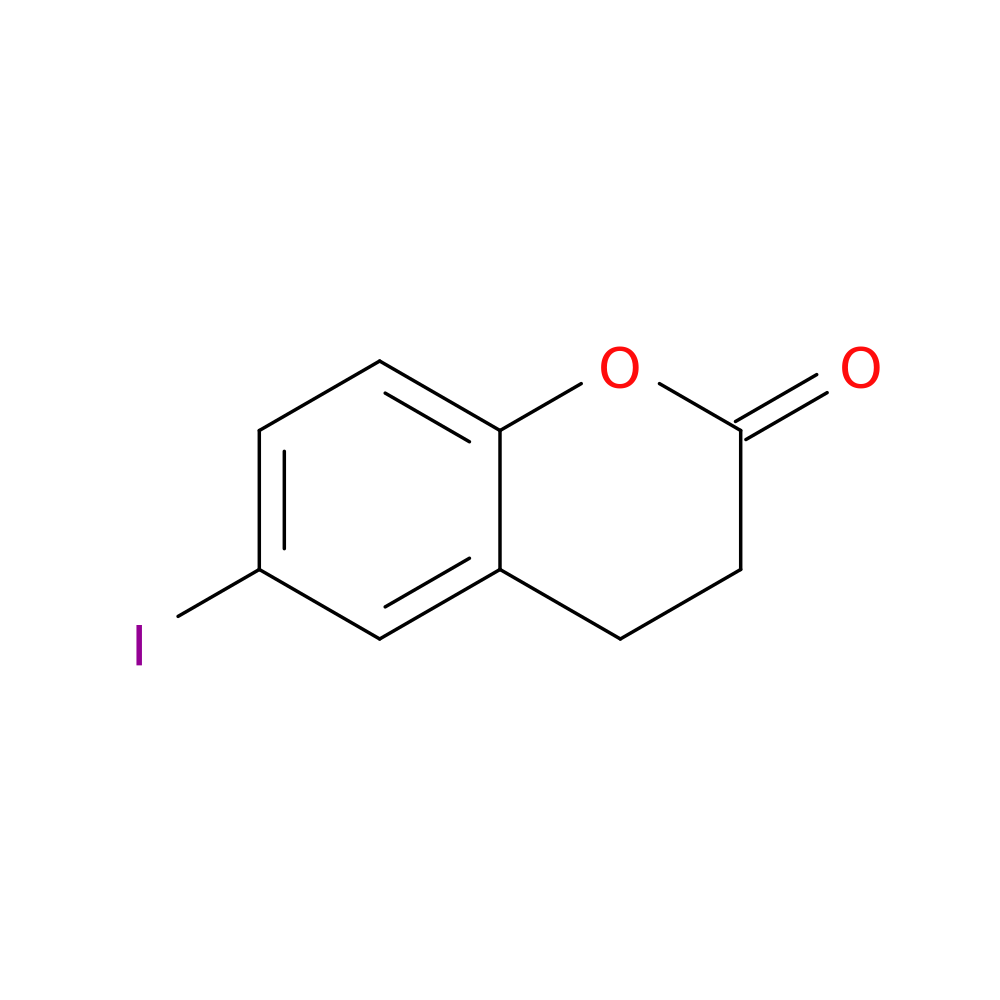 3,4-Dihydro-6-iodo-2H-1-benzopyran-2-one