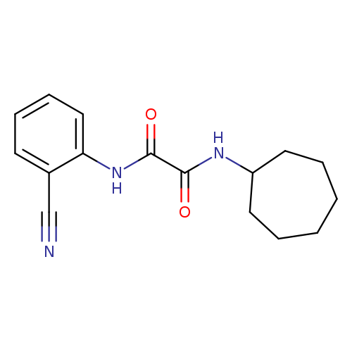N-(2-cyanophenyl)-N'-cycloheptylethanediamide